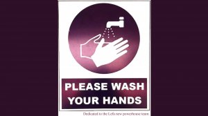 The song "Please wash your hands".
