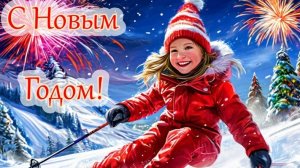 Момент волшебства! С новым годом! Красивая музыкальная открытка.