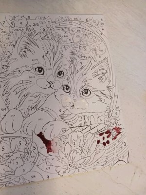 Раскраска пономерам часть 1