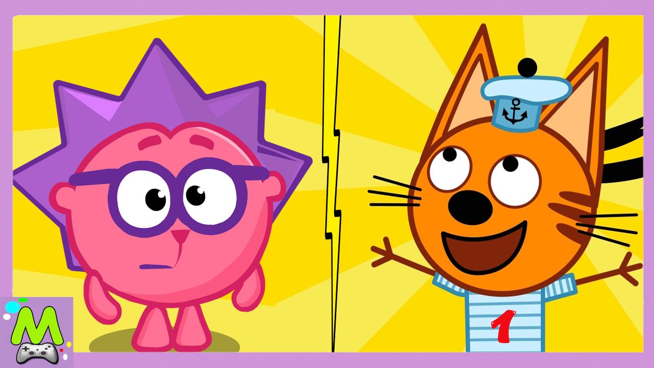 Три Кота против Смешариков.Зимние Игры с Героями Мультфильмов.Коржик и Ежик Спортсмены смотреть онлайн