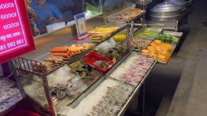 Вкусная еда на районе Камбоджа Азия