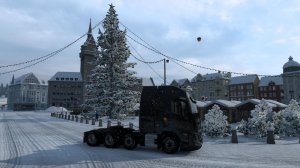 #28 Евро Трек Симулятор 2 / Euro Truck Simulator 2 Woven Wonders of Winterland - Delivery event