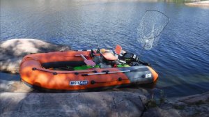 Лодка Боцман 360АС  тест скорости под 9,8