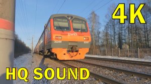 Подборка электричек (Panasonic HC X1600/4K/60/HQ sound)