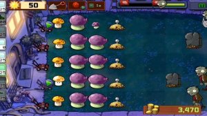 Level 1 of the PvZ adventure 2
