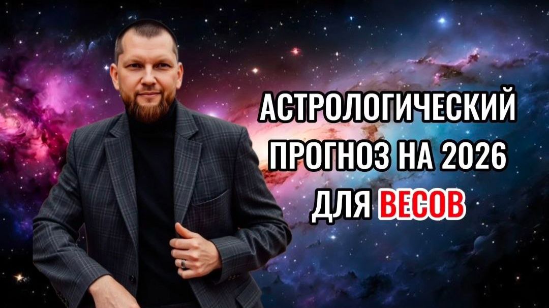 Астрологический прогноз на 2026 год для Весов смотреть онлайн