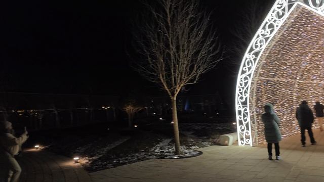 новогодний парк Краснодар 2026 | арка в парке облаков 10ч смотреть онлайн