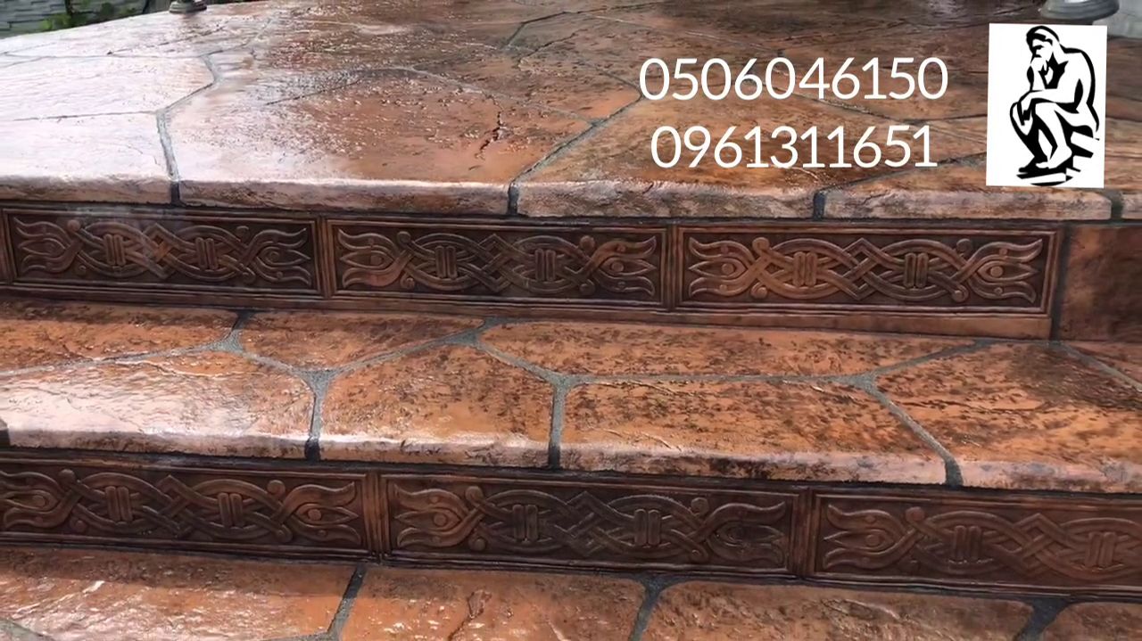 Печатный бетон мастер класс от мастерской Макеенко Александр. смотреть онлайн