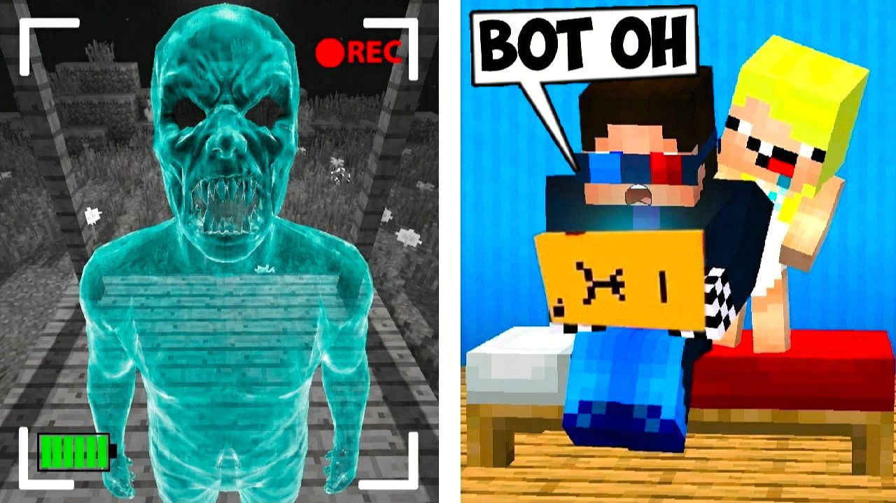 😱МЫ ЗАСНЯЛИ НЕВИДИМКУ НА СКРЫТЫЕ КАМЕРЫ В МАЙНКРАФТ! ШЕДИ И НУБИК MINECRAFT смотреть онлайн