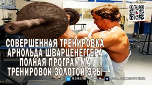 СОВЕРШЕННАЯ ТРЕНИРОВКА АРНОЛЬДА ШВАРЦЕНЕГГЕРА - ПОЛНАЯ ПРОГРАММА ТРЕНИРОВОК ЗОЛОТОЙ ЭРЫ