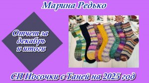 СП "Носочки с Таней 2025" / Отчет за декабрь и итоги
