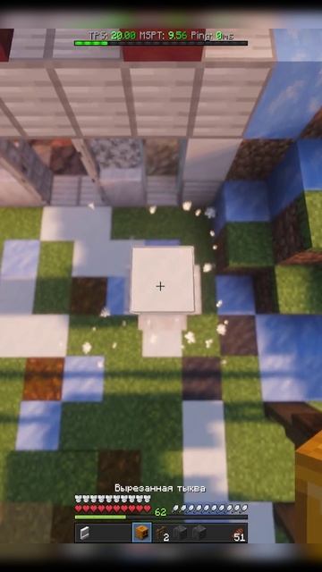 Как построить снеговика #майнкрафт #маинкрафт #майн #маин