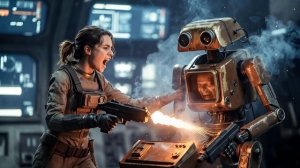 Приключения Зенобии и дроида Бетси: когда технологии выходят из-под контроля 🤖💥