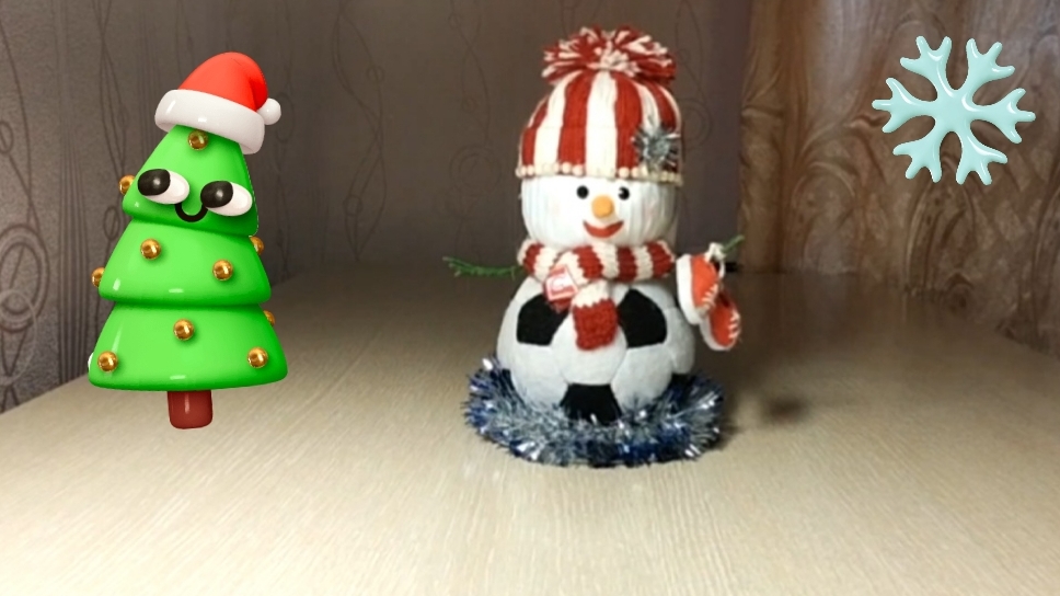 Игрушка на ёлку своими руками на футбольную тему🎄☃️🎁 смотреть онлайн