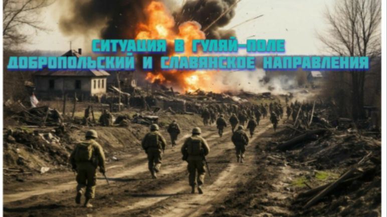 Новости СВО Сегодня-Ситуация в Гуляй-Поле Добропольский и Славянское направления смотреть онлайн