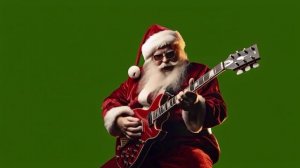 Дед Мороз на соло гитаре