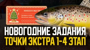 Экстра 1-4. Точки для Новогодних заданий ● Русская рыбалка 4 ● Перчик РР4