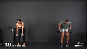 Домашняя силовая тренировка для всего тела с гантелями за 30 минут.