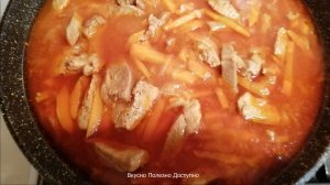 ГУЛЯШ из ИНДЕЙКИ с Подливкой. РЕЦЕПТ простой. Как приготовить ВКУСНОЕ Блюдо к любому ГАРНИРУ