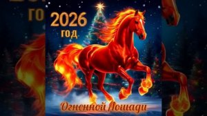 2026 год Огненной Лошади. С новым годом! 31 декабря \ 1 января