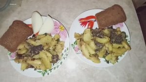 Захотелось жареной картошки с грибами.mp4