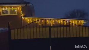 ИЛЛЮМИНАЦИЯ НА МЕСТЕ🎉✅/ПРАЗДНИЧНЫЙ КРОЛИК В СМЕТАНЕ😋👍/жизнь здесь и сейчас ❤️❤️❤️