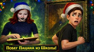 Побег Пацана из Школы! Новогодняя Концовка с Призраком! Праздничное Обновление Игры Под Новый Год!