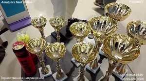 Торжественное награждение победителей Новогоднего теннисного турнира!