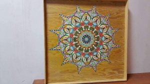 Ещё немного моего творчества Мандала привлечения благосостояния