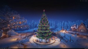 Новогодняя Ёлка в игре Мир танков Tanki 4K SDR