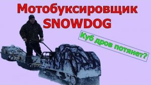 Дрова, сын и мотобуксировщик: наши зимние хлопоты