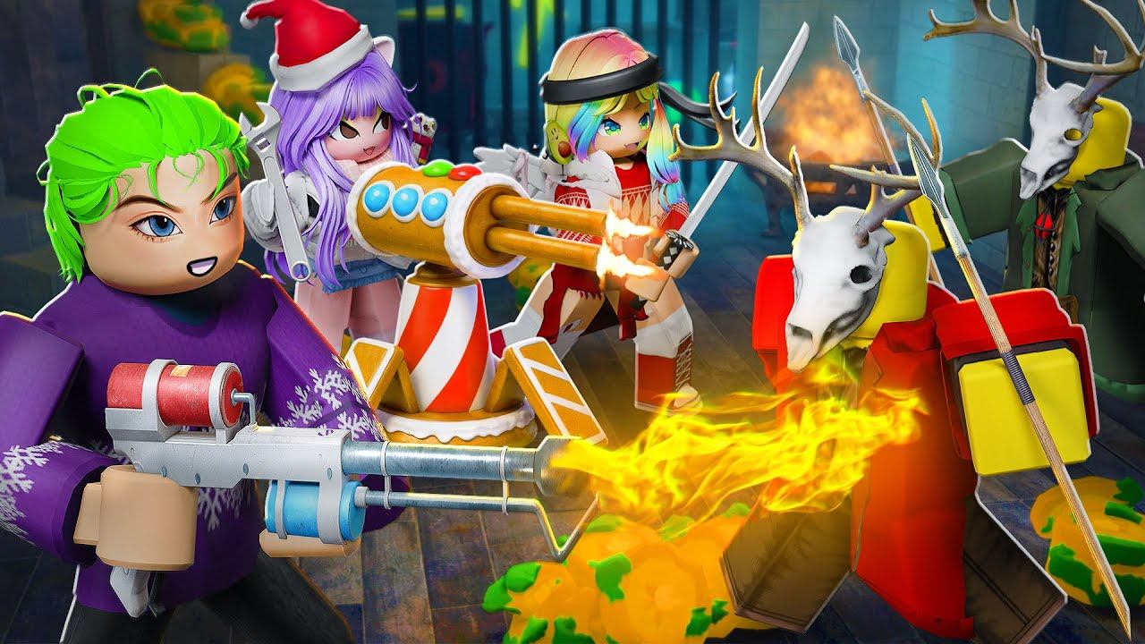 ИДЕАЛЬНАЯ ЗАЩИТА БАЗЫ? КОМАНДА МЕЧТЫ В ЛЕСУ! смотреть онлайн