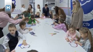 В Штабе общественной поддержки «Единой России» для детей участников СВО провели новогодний квест