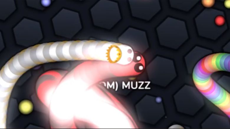 Крутые трюки или ЭндиКрафт в топе в Slither.io!!!