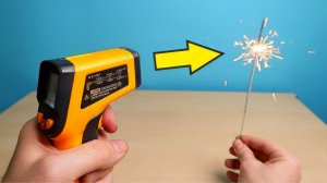 Можно ли измерить температуру Бенгальского огня Пирометр из Китая. alex boyko