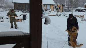 Открытие сезона сноугребли, зимняя деревня и предновогоднее настроение