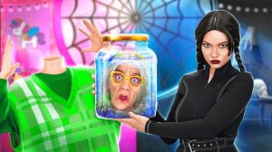 Уэнсдей аддамс и бабушка 😱 Смешные ситуации 🖤