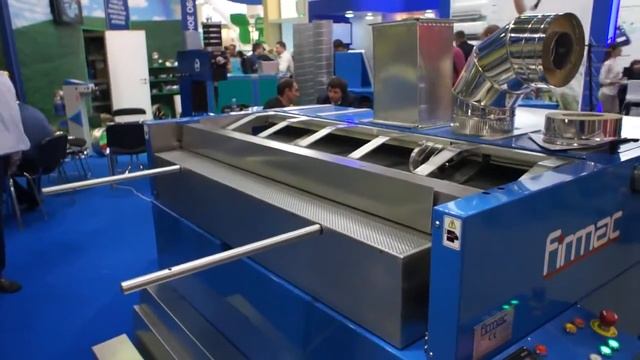 Линия для гибки коробов MiniLine Firmac - выставка Мир Климата