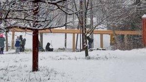 🌨️А у нас сегодня снег❄️❄️❄️новый год🎄 со снегом 🌨️🌨️🌨️