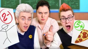 Вернулись в ШКОЛУ на Один День Челлендж! А4