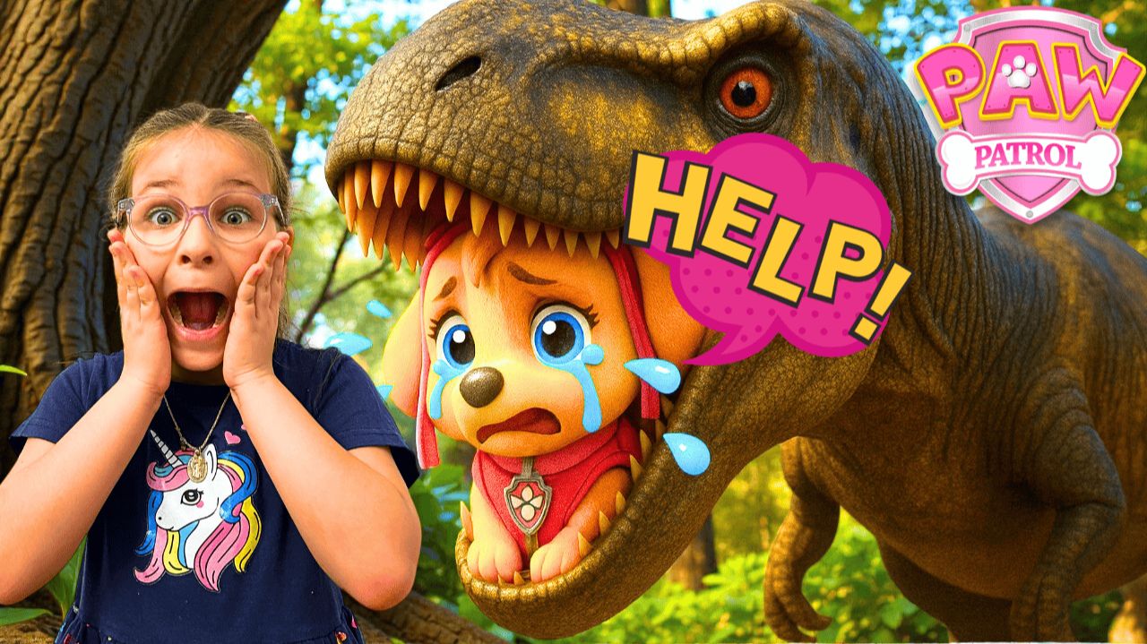 Dino Park! 🦖 Алиса и Скай в опасности! 💥💫 смотреть онлайн