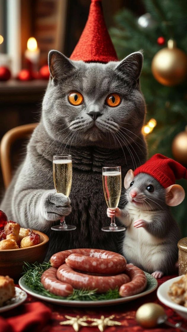 Котики: Стресс убивает Новый год! смотреть онлайн