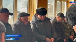 Председатель Правительства Дагестана Абдулмуслим Абдулмуслимов выехал в Шамильский район