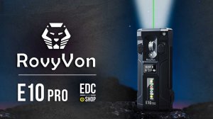 RovyVon E10 Pro. 1600 люмен, зеленый лазер и магнит. Лучший EDC-фонарь 2026 года?
