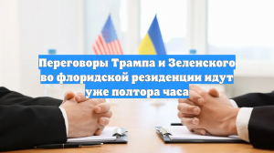 Переговоры Трампа и Зеленского во флоридской резиденции идут уже полтора часа