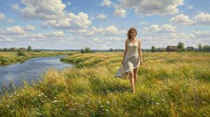 Песня "Я помню, как в простеньком платье..."