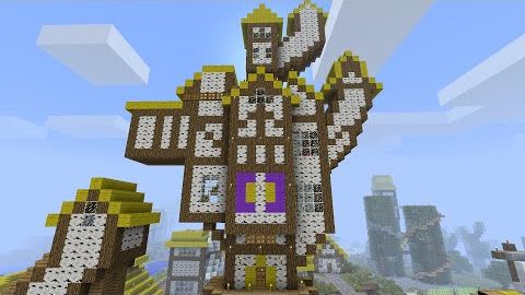 Он построил Свиноград в майнкрафте Beta 173