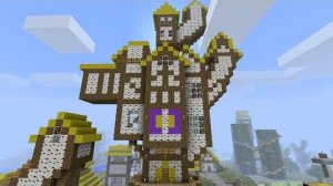 Он построил Свиноград в майнкрафте Beta 173