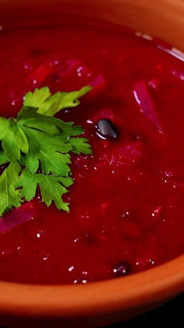 Авторский рецепт Борща от шефа Шарова из запеченных баклажанов и томатов. Постный вариант борща. смотреть онлайн