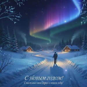 Музыкальная новогодняя открытка